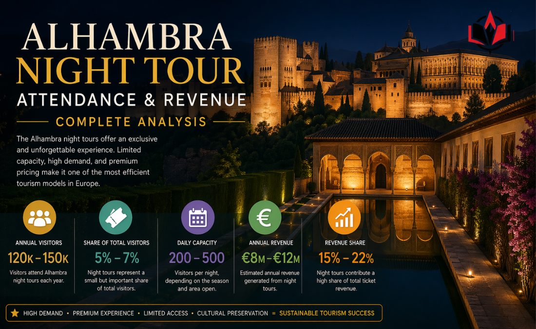 Alhambra Night Tour Attendance and Revenue