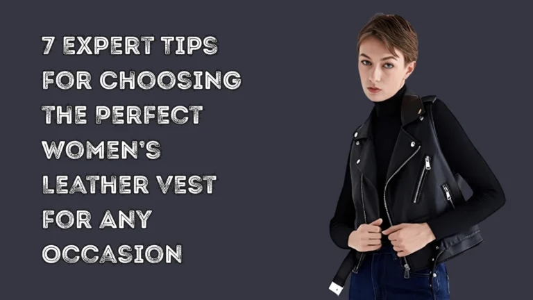 Women’s Leather Vest Styling Guide: From Biker Looks to Everyday Outfits Leather Vest